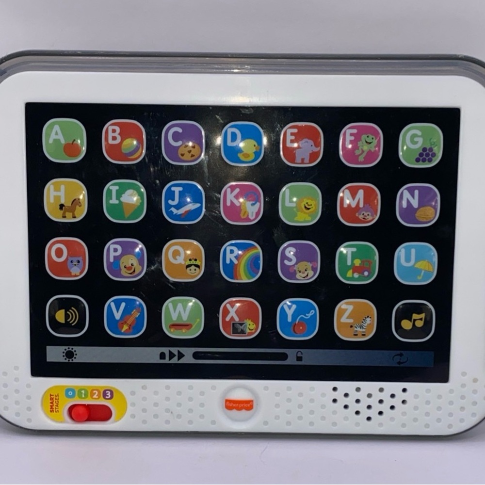Fisher-Price Laugh & Learn ABC Tablet Smart Stages Educational Toy.